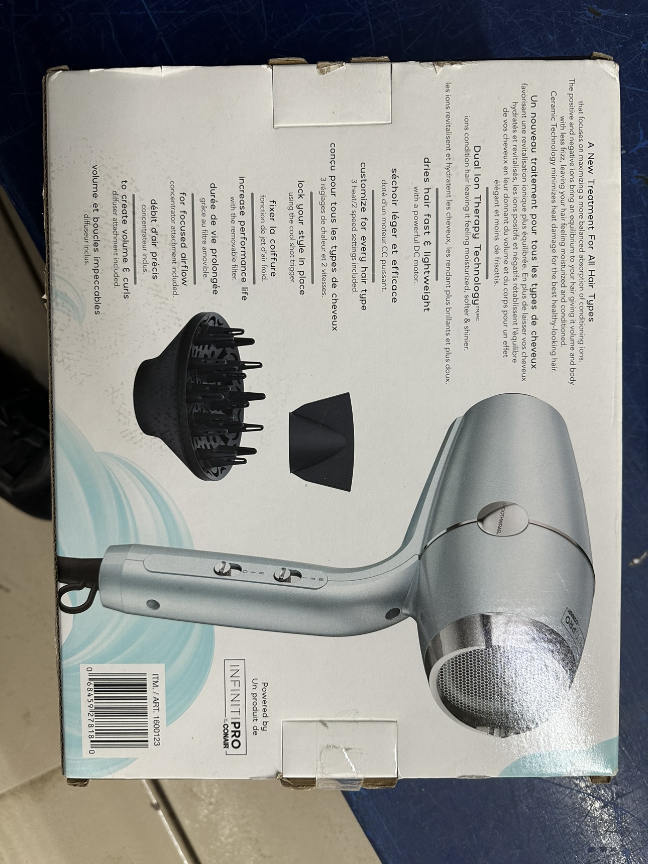 Infiniti Pro by Conair Smoothwrap Hair Dryer