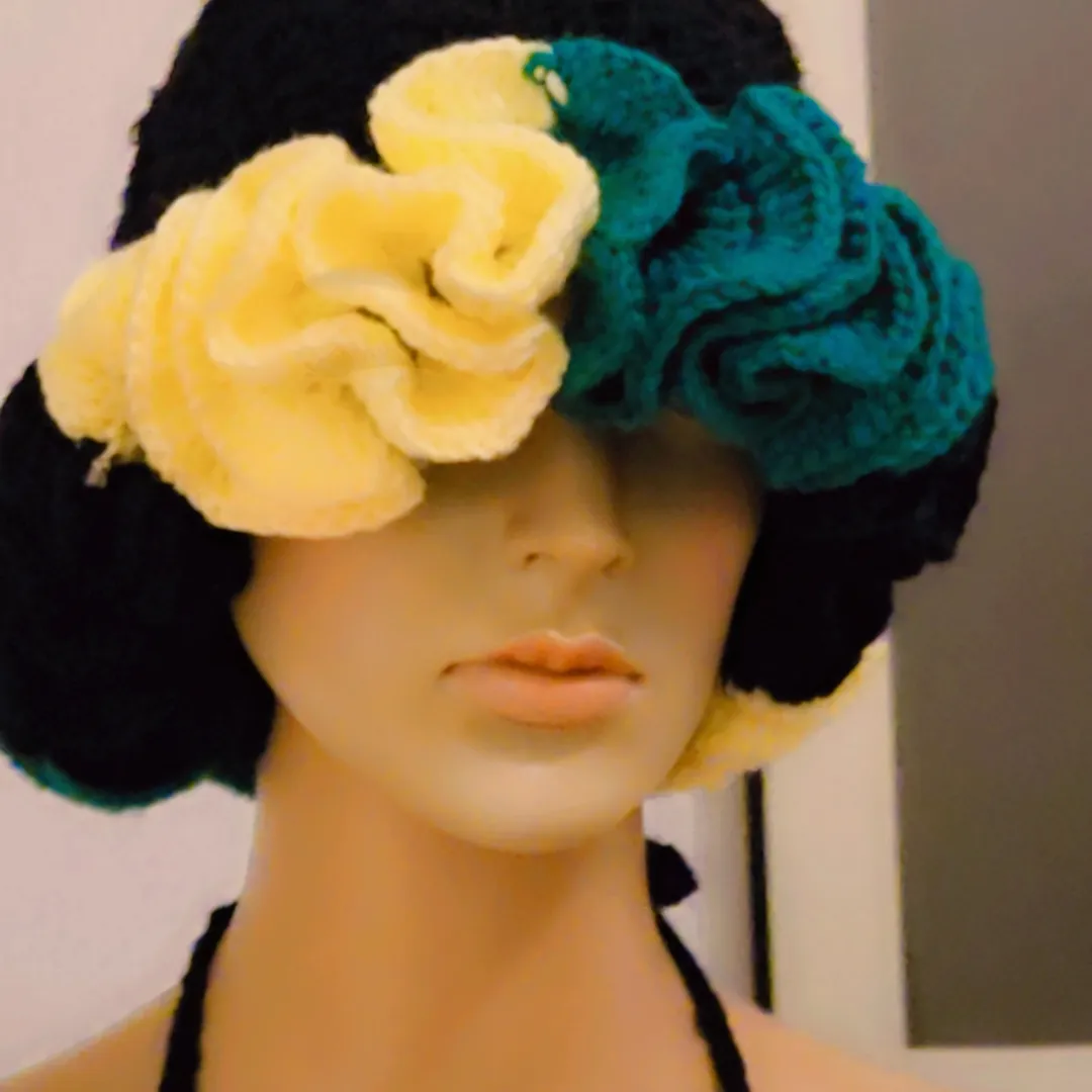 Crochet Flower Hat