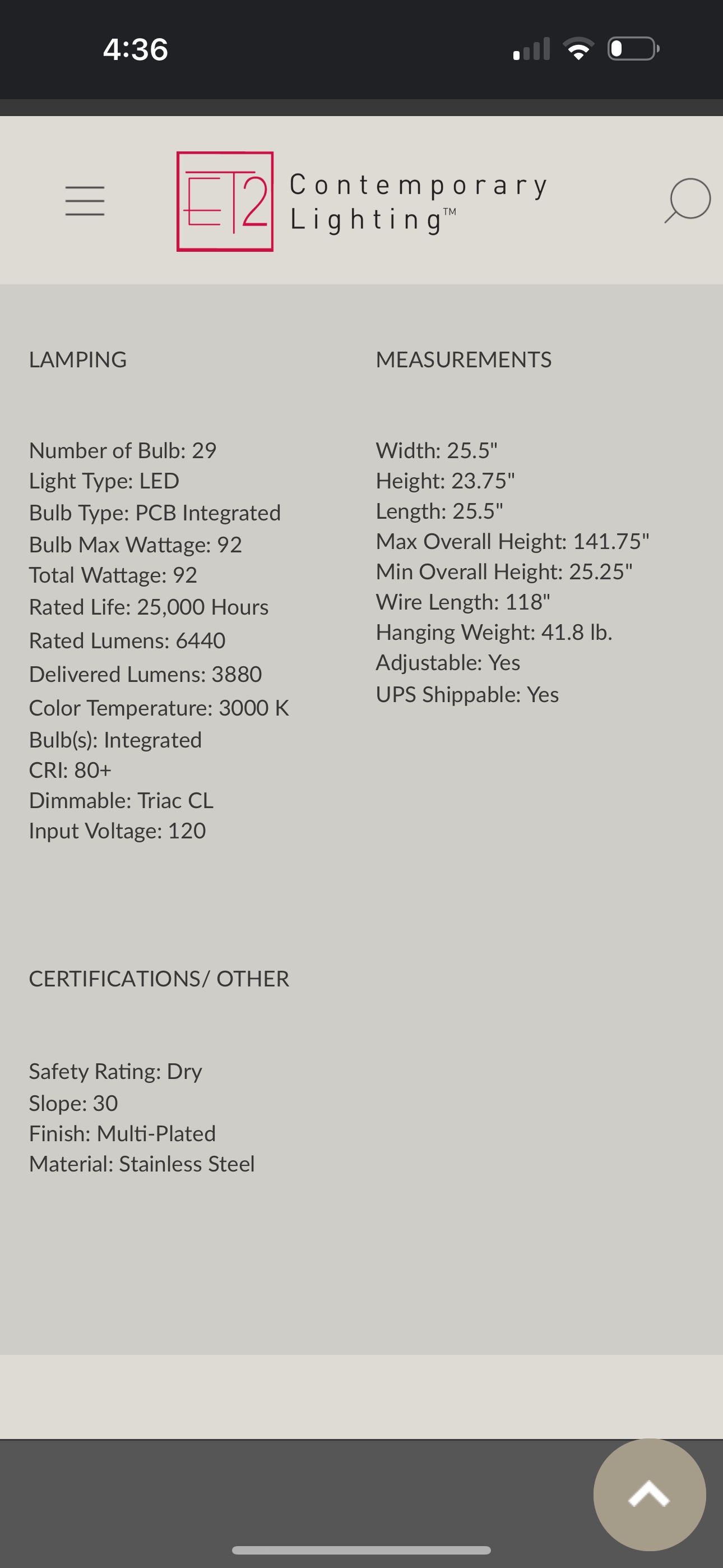 Modern Chandelier image indicator(3)