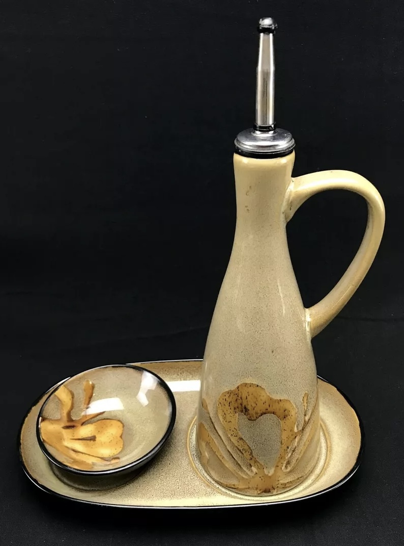 Pier 1 Imports Kioko Bread Dipping Set - NEW IN BOX