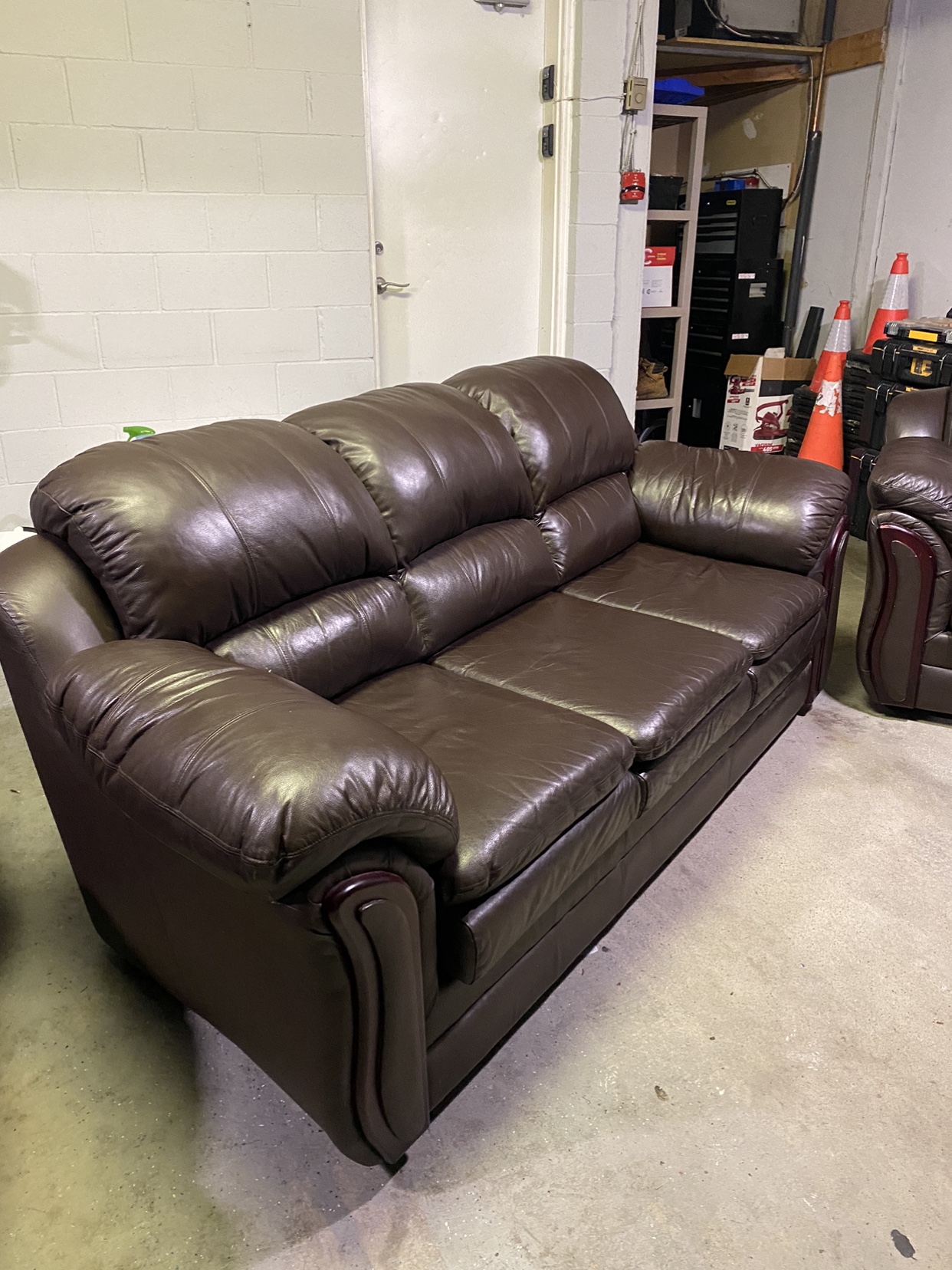 Leather Sofa Set - photo 2