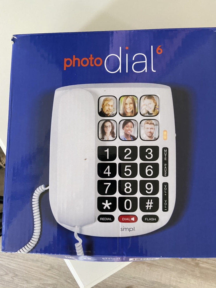 Telephone with Large numbers or photo dial - photo 2