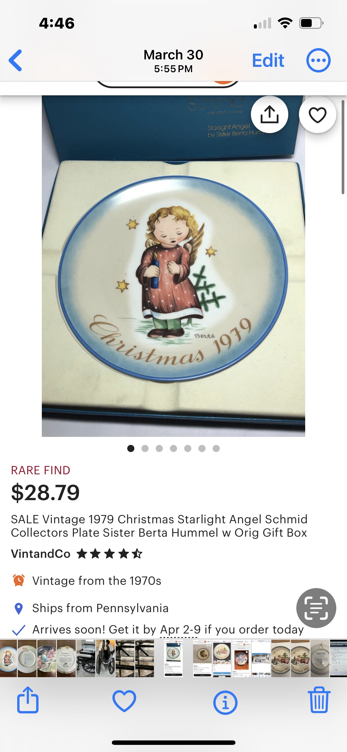 Vintage Collectible Display Plates image indicator(3)