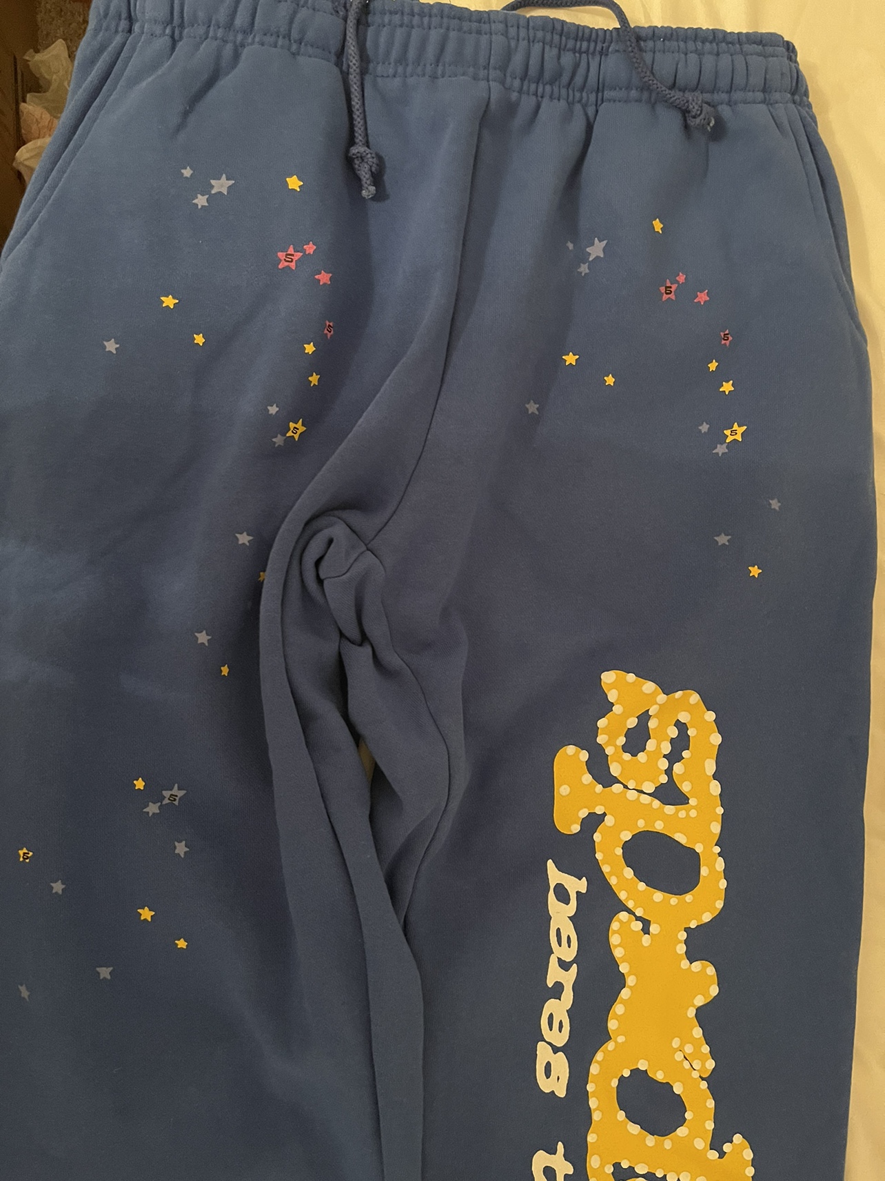 Sp5der pants TC BLUE size Large - photo 3
