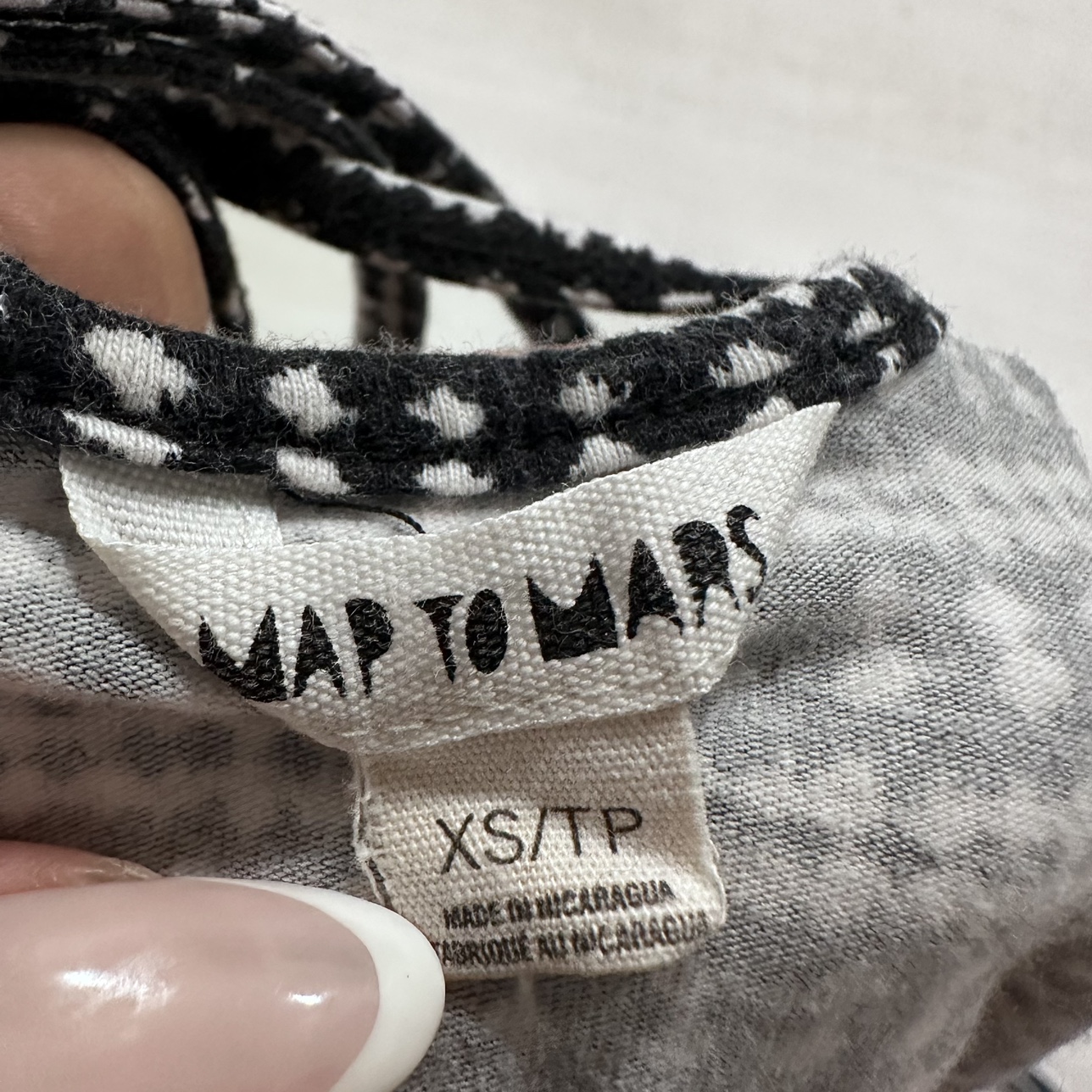 Map to Mars Striped Crisscross Back Top image indicator(3)