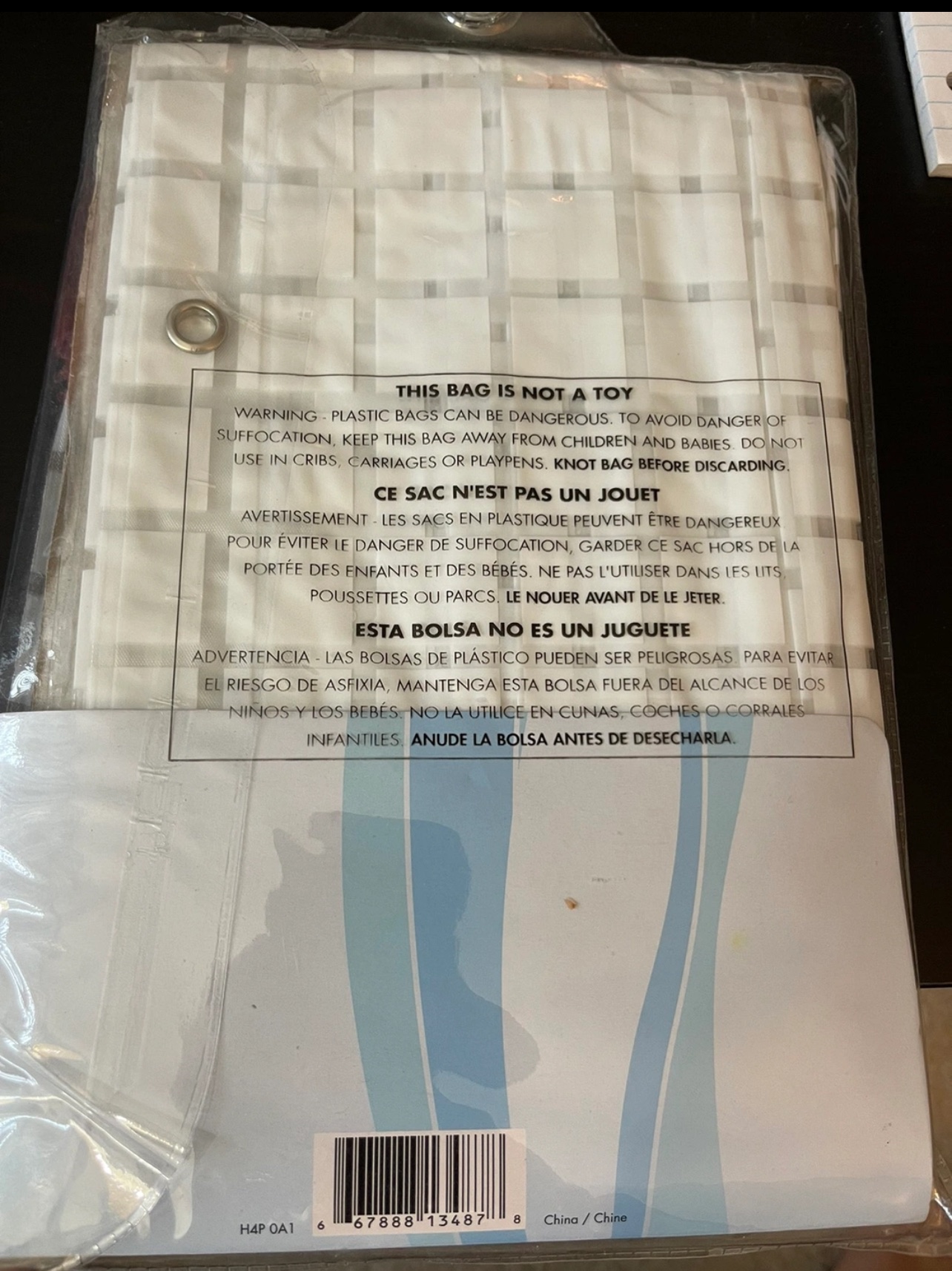 Shower Curtain With Liner#freecycle image indicator(2)