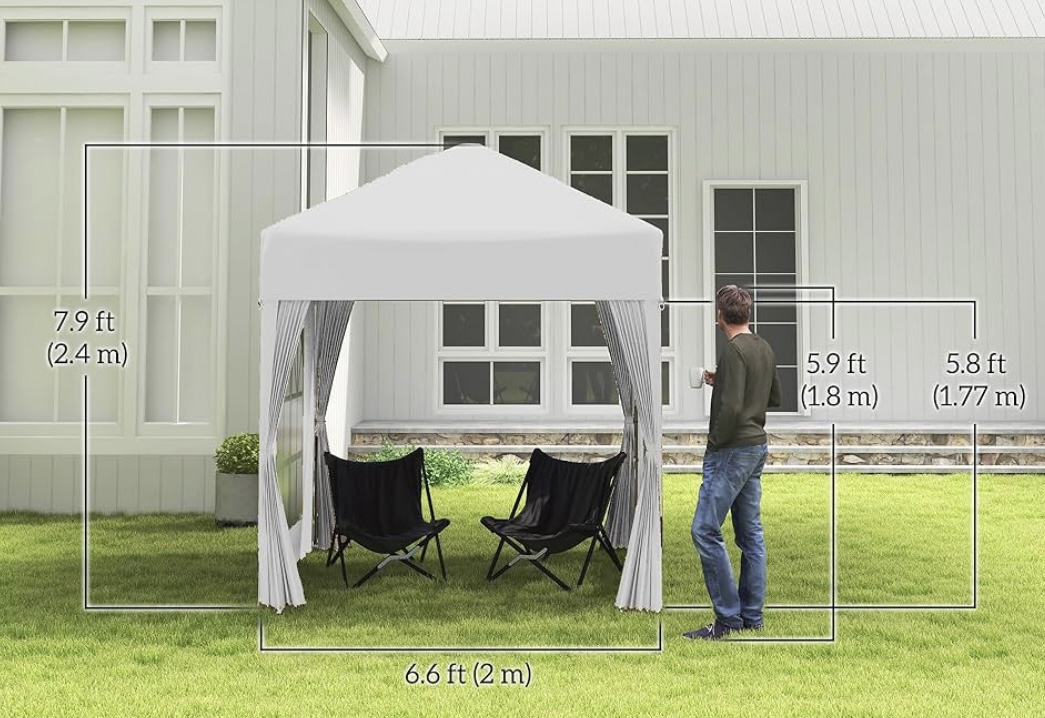 7.9’H Tent with Sidewalls - photo 3