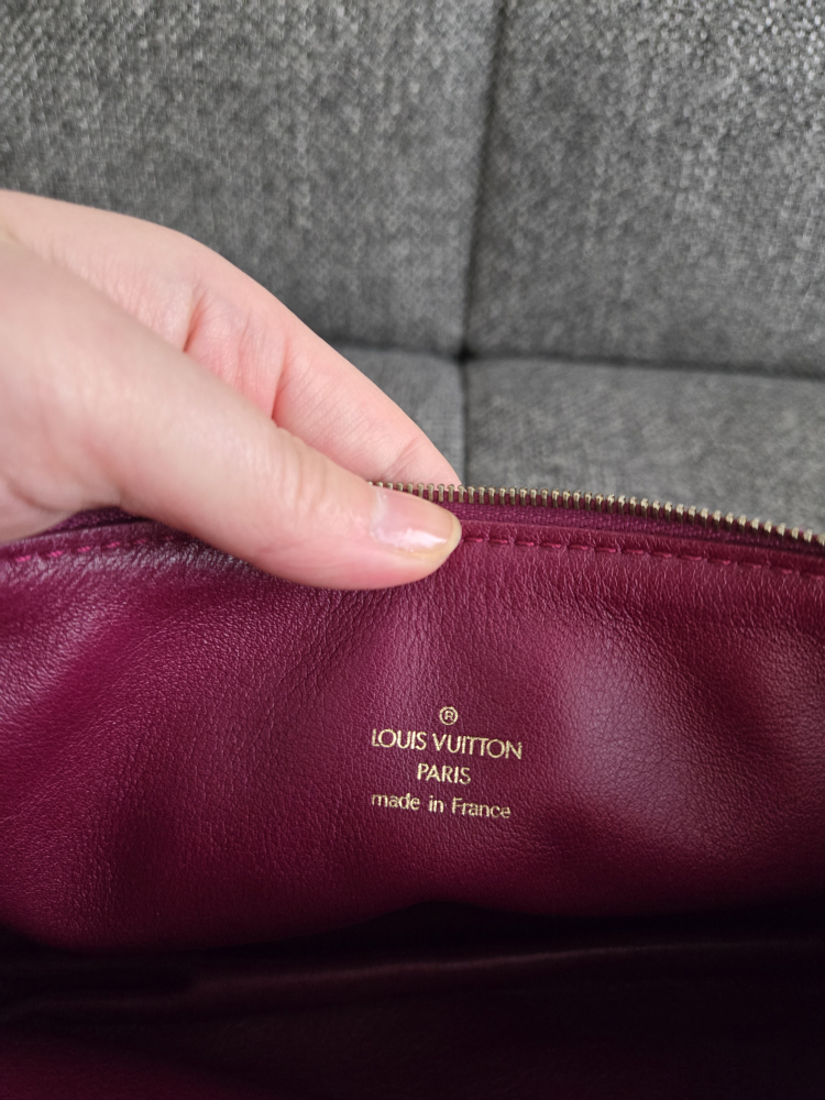 Limited edition fuschia Monogram charms pochette image indicator(4)