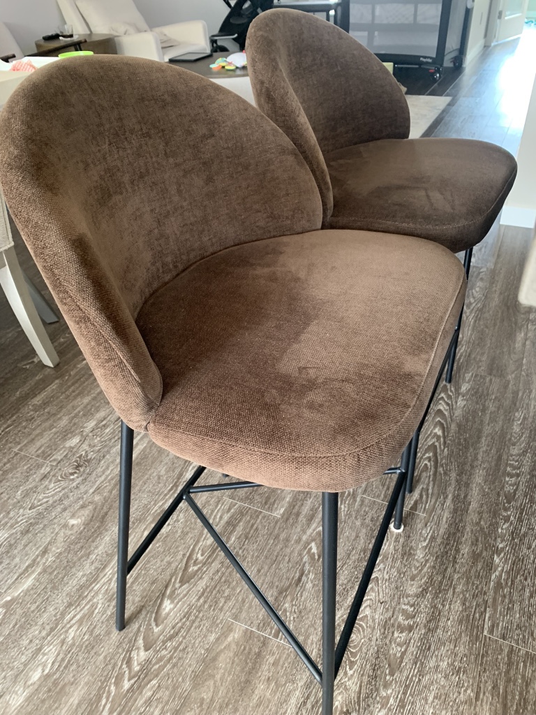 Pair of Brown Bar Stools - photo 2