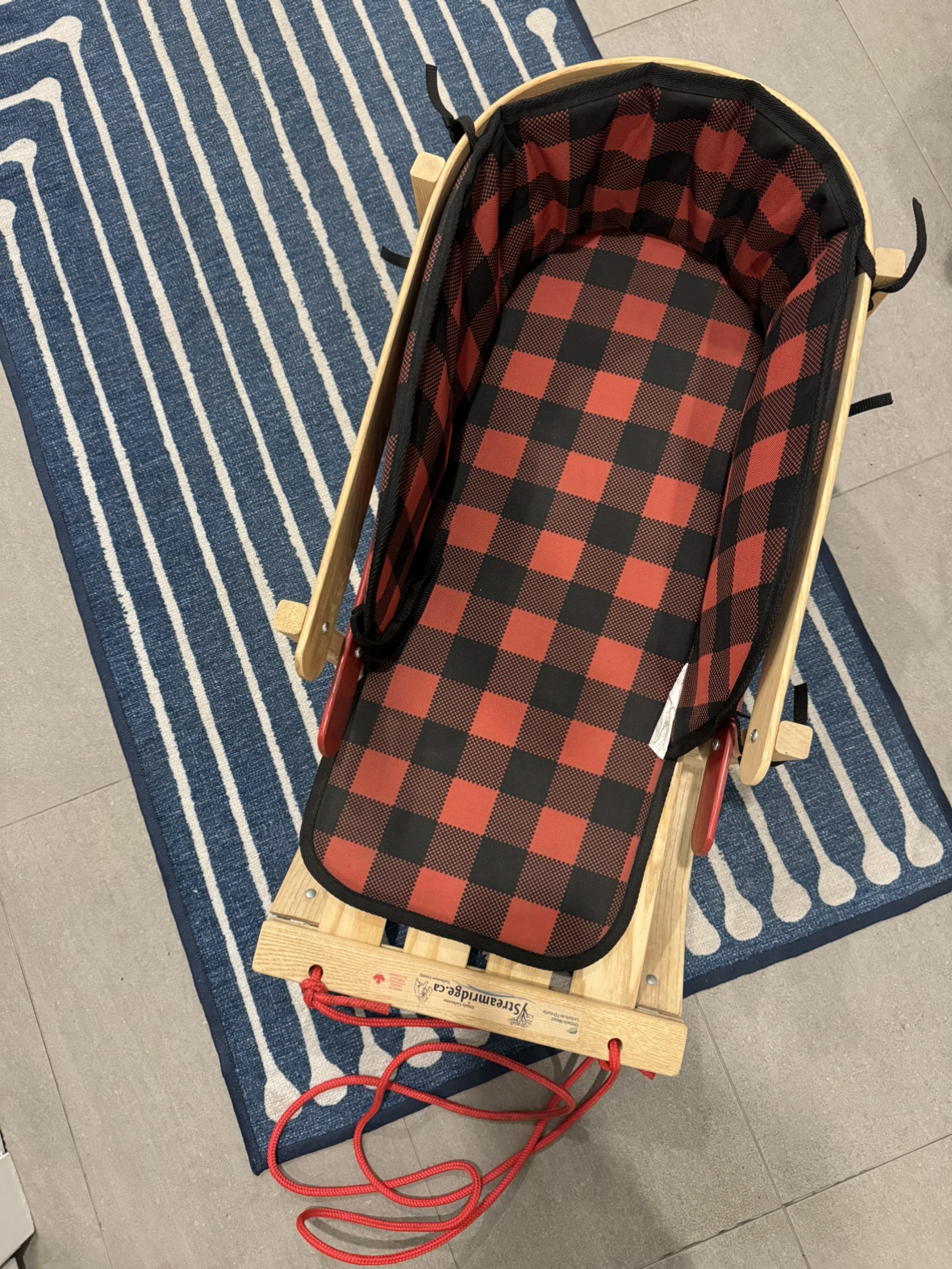 Streamridge Baby & Kids' Vintage Style Wooden Winter Sleigh - photo 4