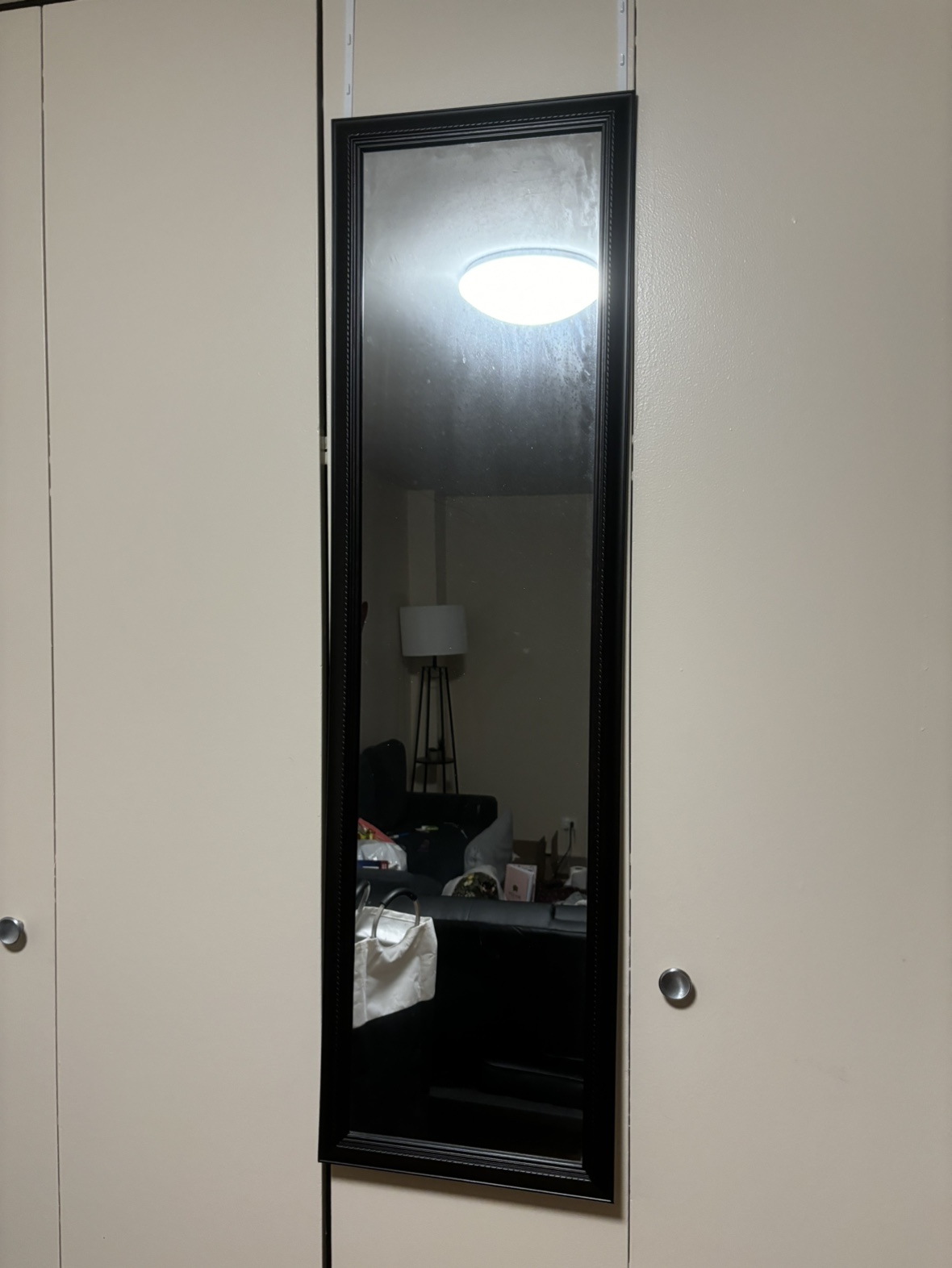 Hanging Full Length Black Mirror - photo 2