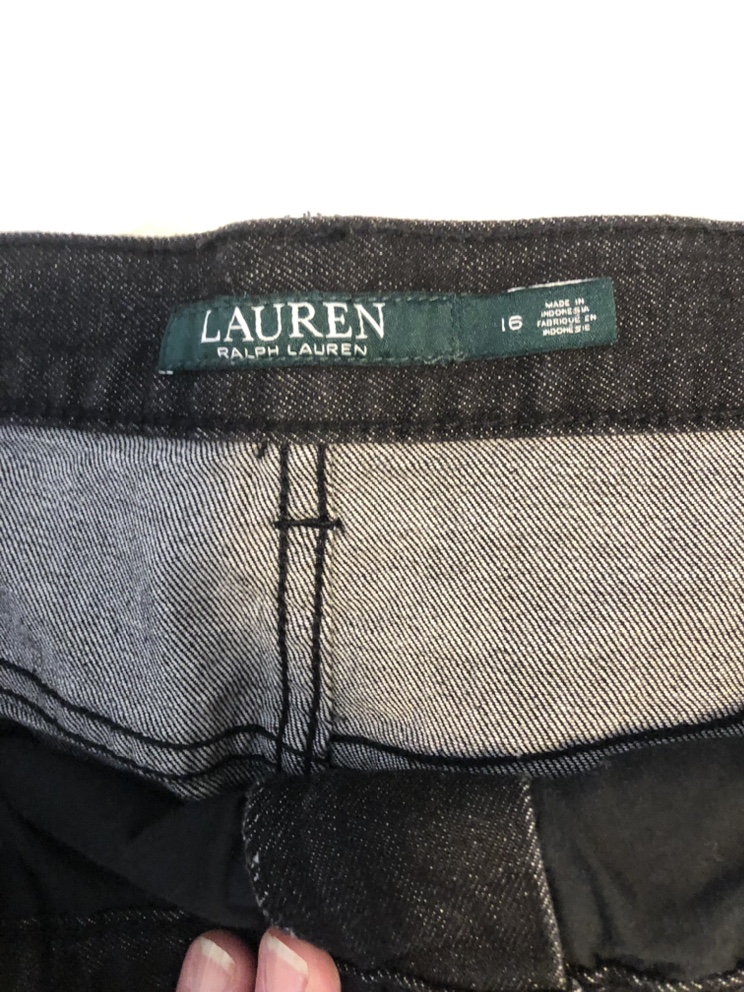 Ralph Lauren’s Lauren Black Denim Skirt image indicator(3)