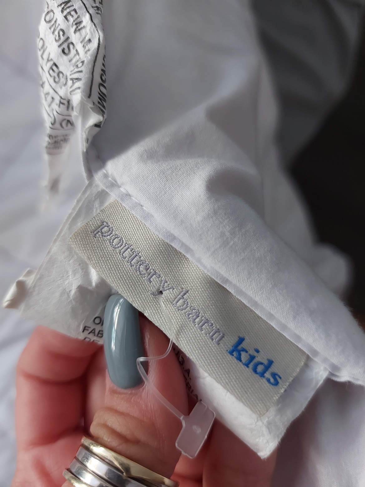 Pottery Barn Kids White Quilt image indicator(2)