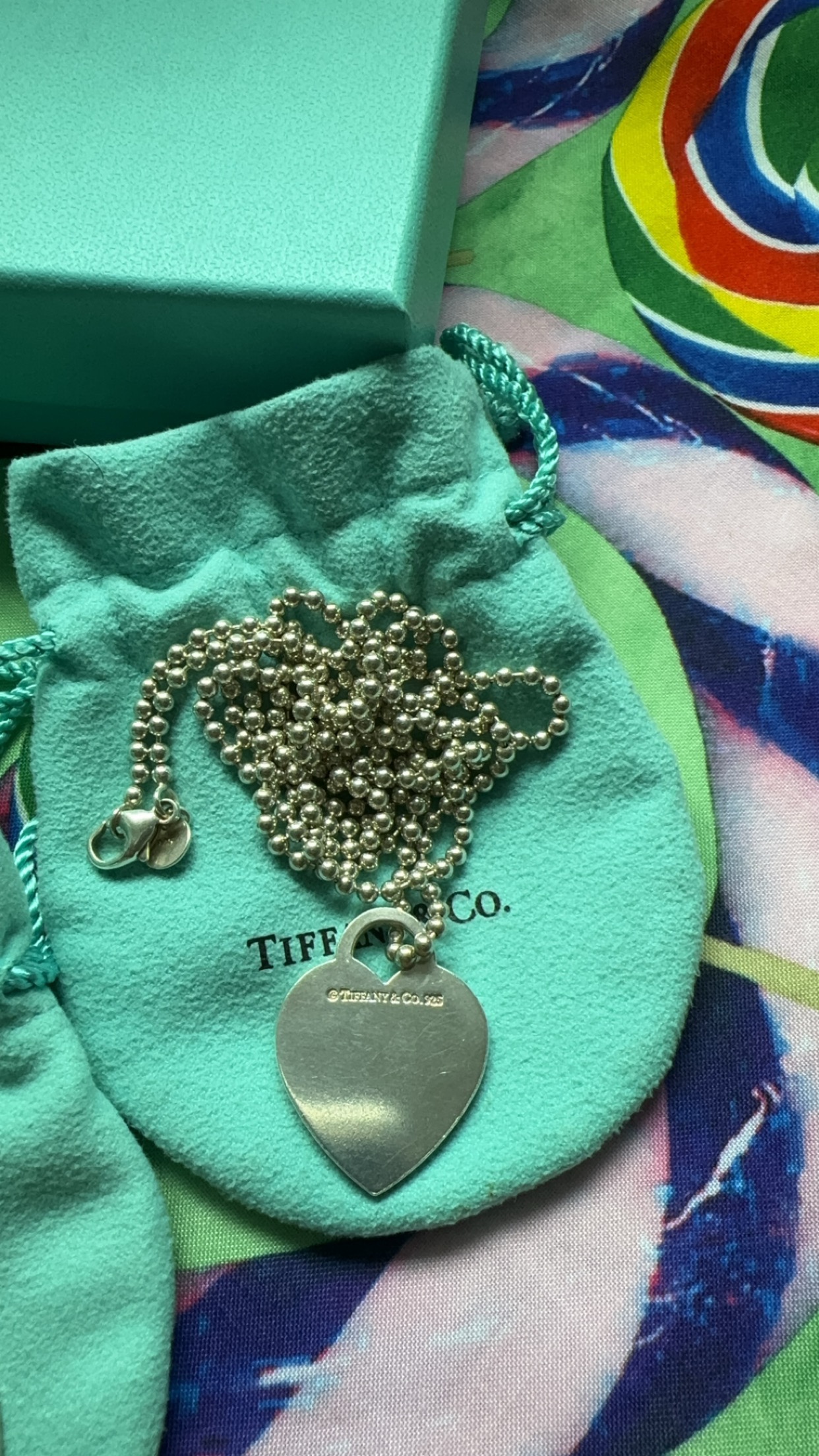 Tiffany and Co Heart Tag Necklace image indicator(2)