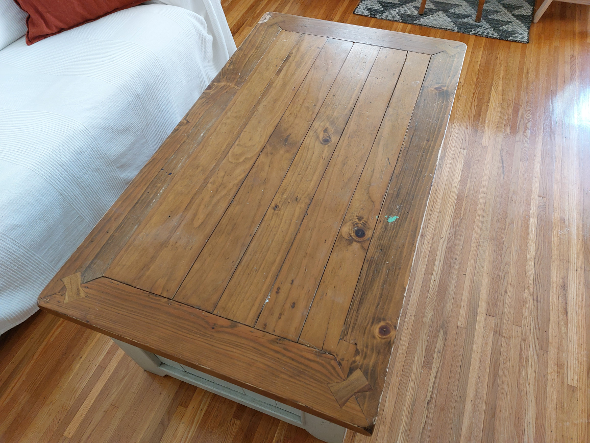 Rustic Wooden Coffee Table - photo 3