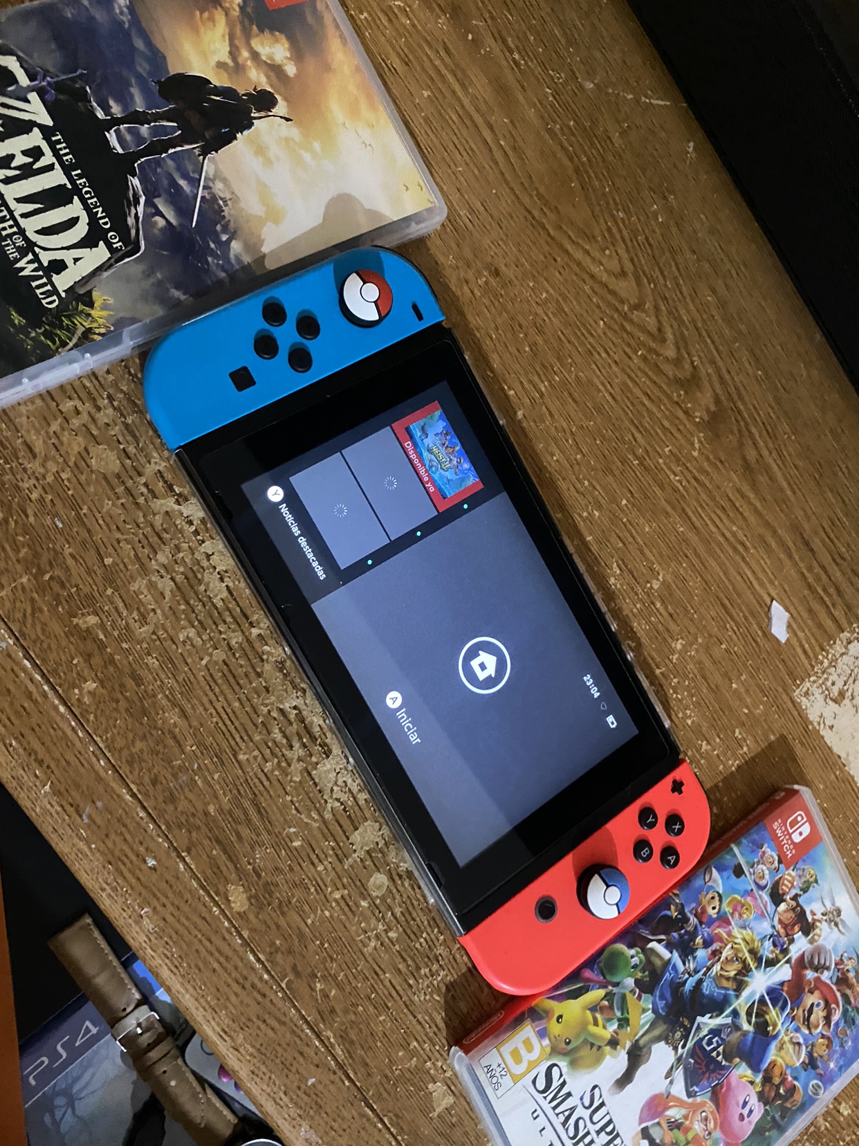 Nintendo Switch Console with Zelda & Smash Bros - photo 2