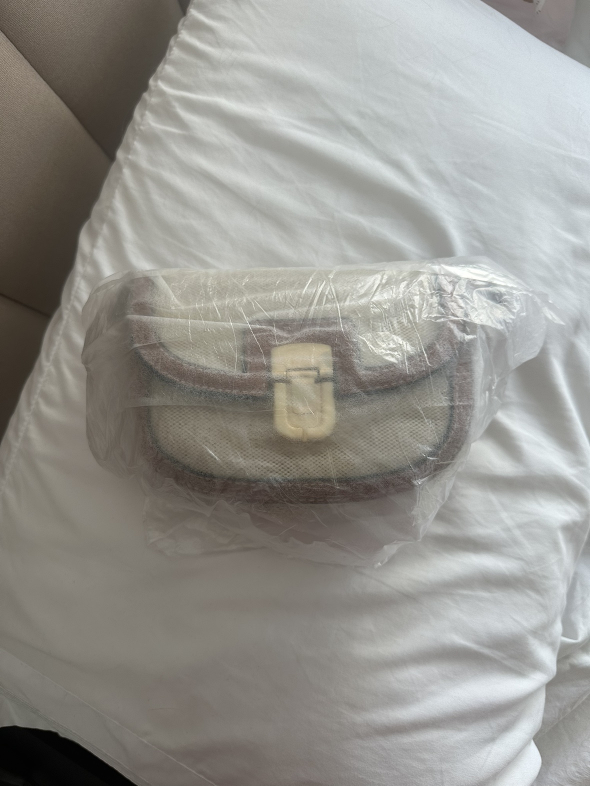 Brand new Brown and Off White Crossbody Bag image indicator(3)