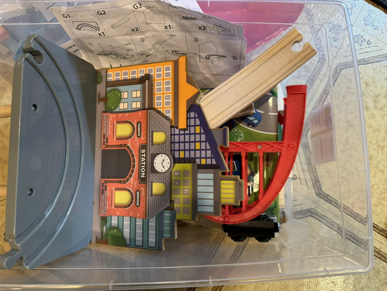 Wooden train set image indicator(2)