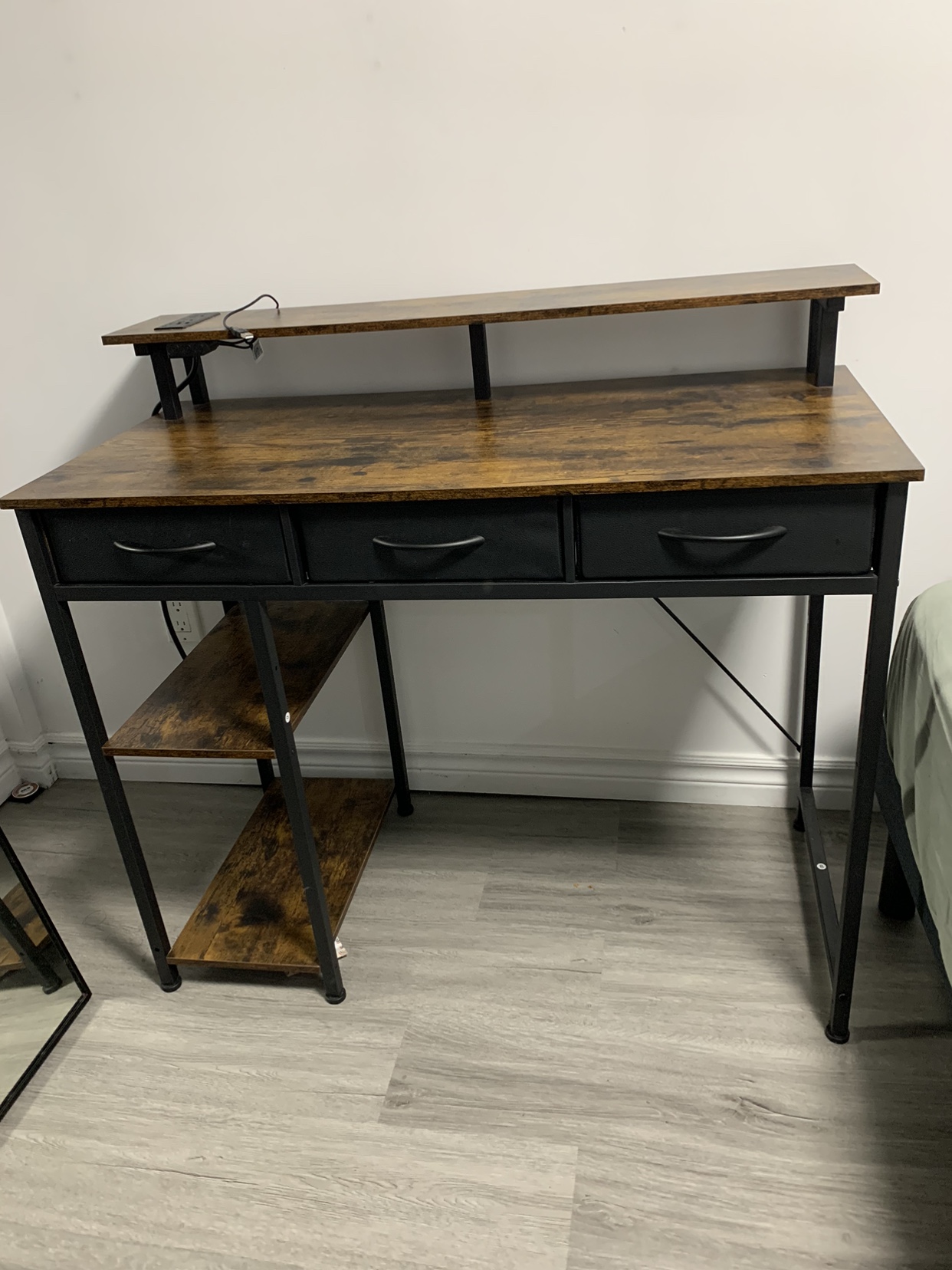 Computer Desk with LED Lights