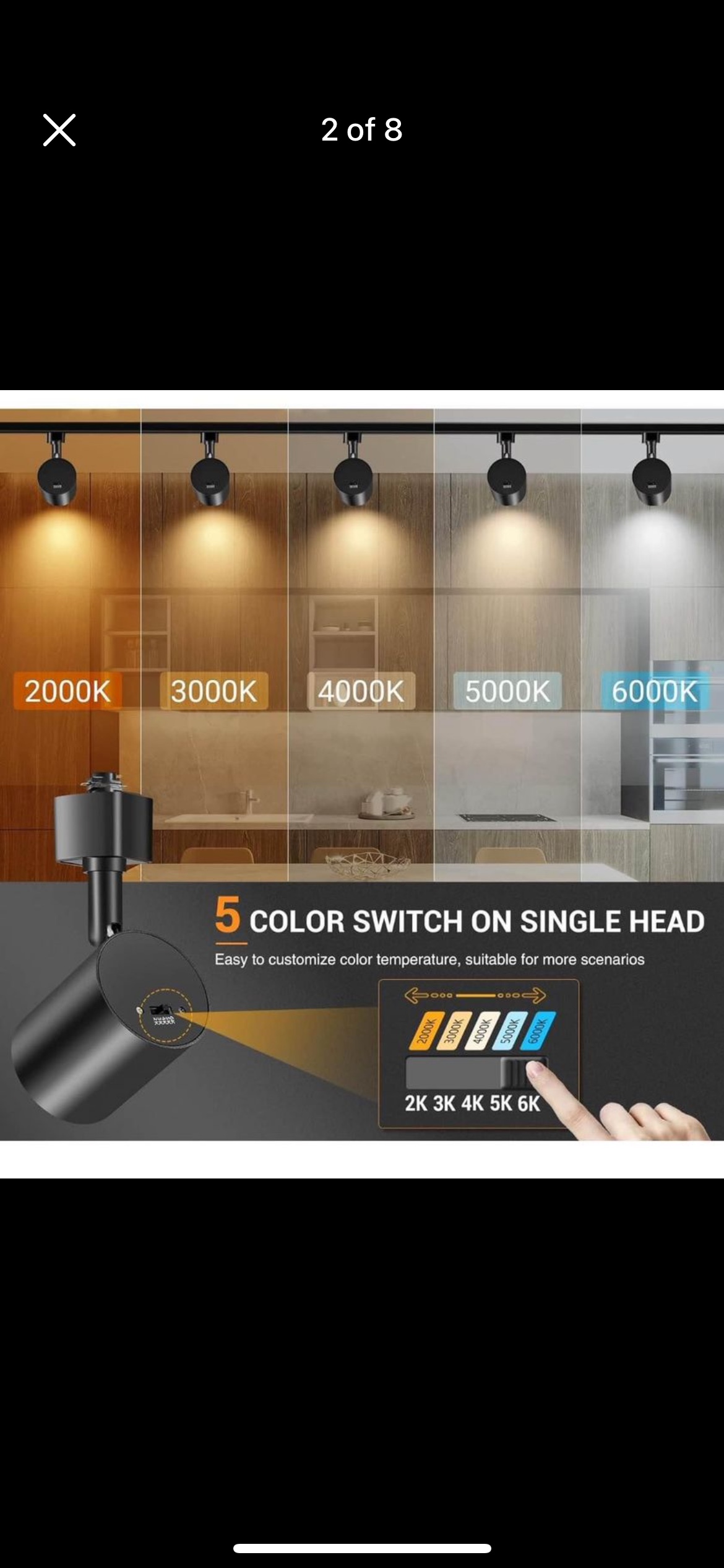4 Pack LED Track Lighting Heads - photo 2