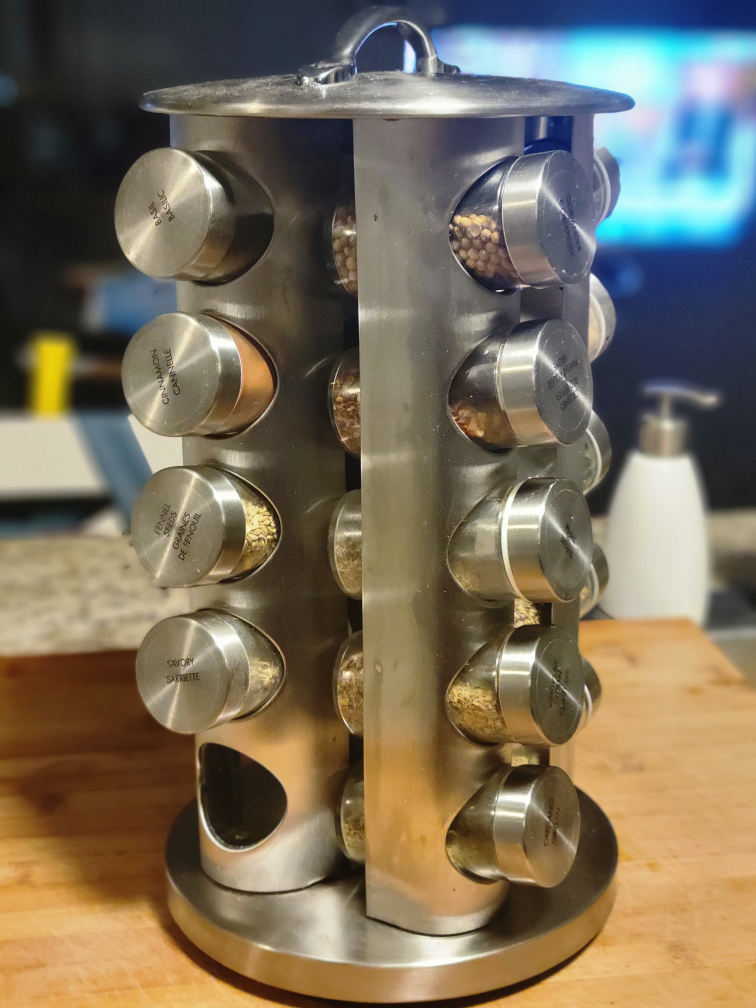 Spice Rack and glass jars - photo 2