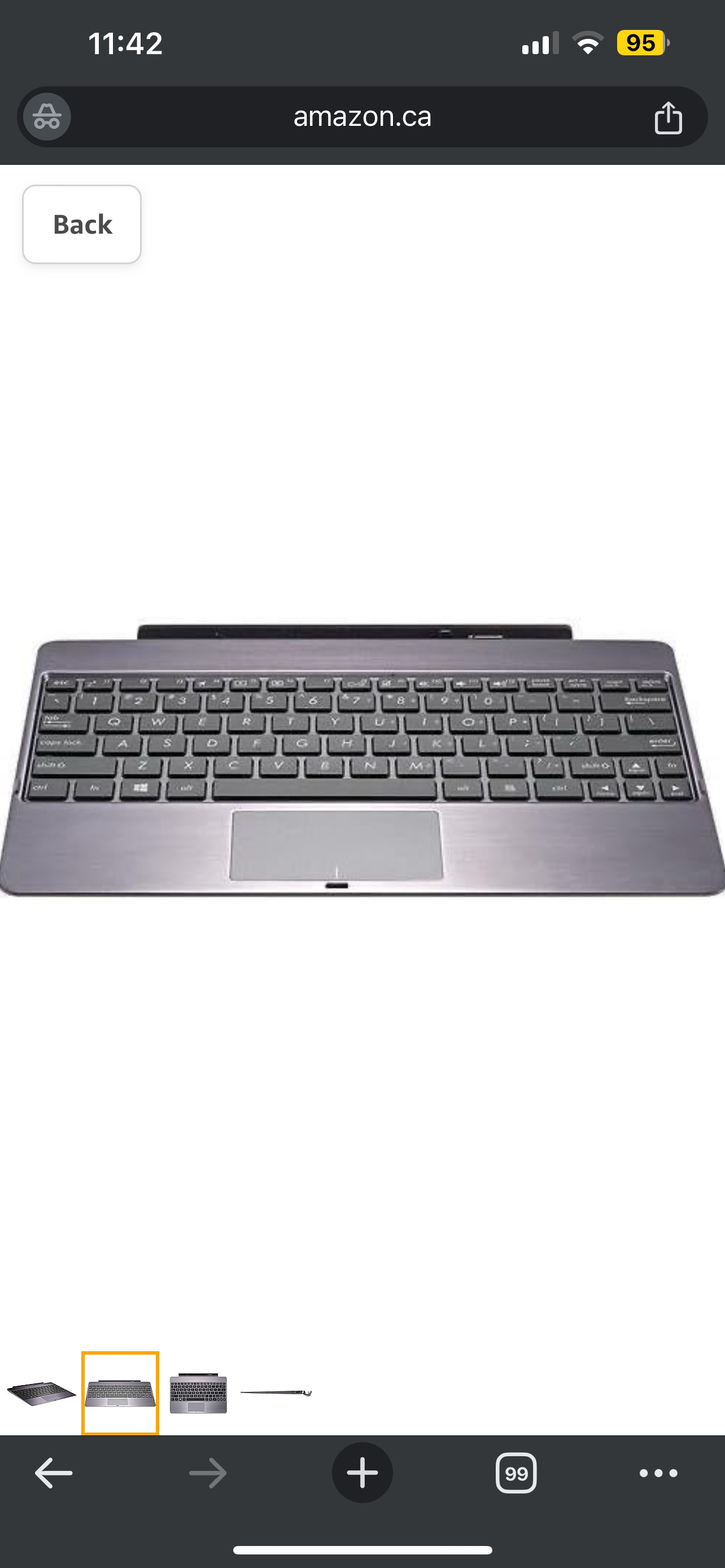 《Brand New》ASUS Vivo Tab Charging Dock Win 8 Touchpad Keyboard image indicator(4)