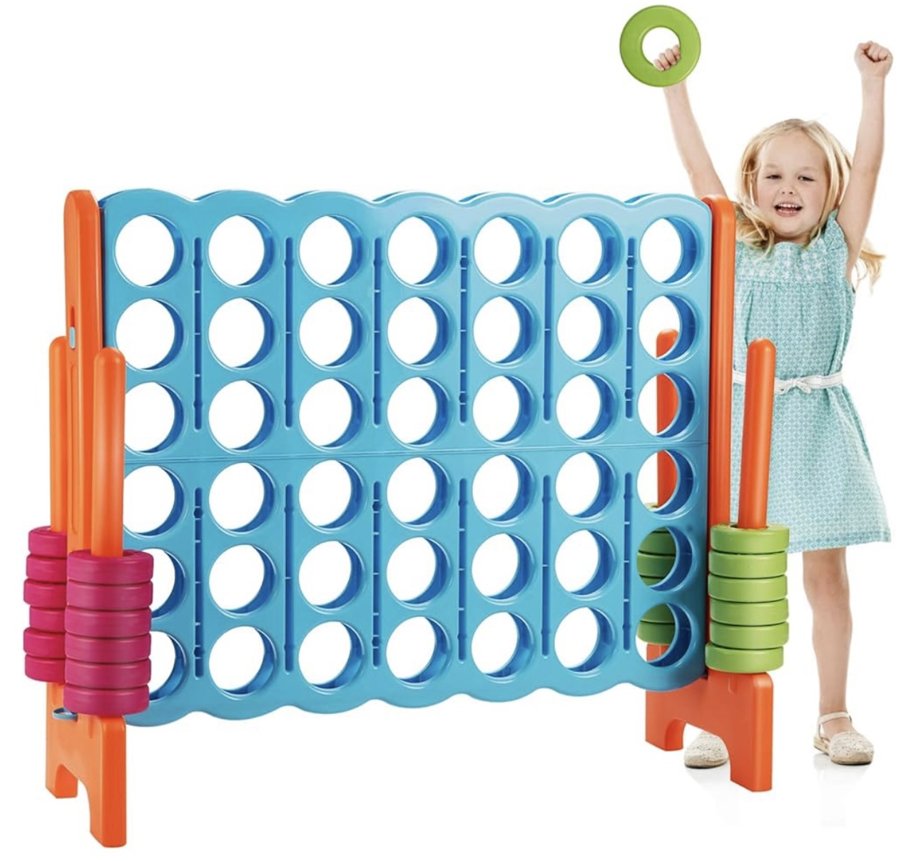 4-in-A-Row, Jumbo 4-to-Score Giant Games for Kid Adult thumbnail