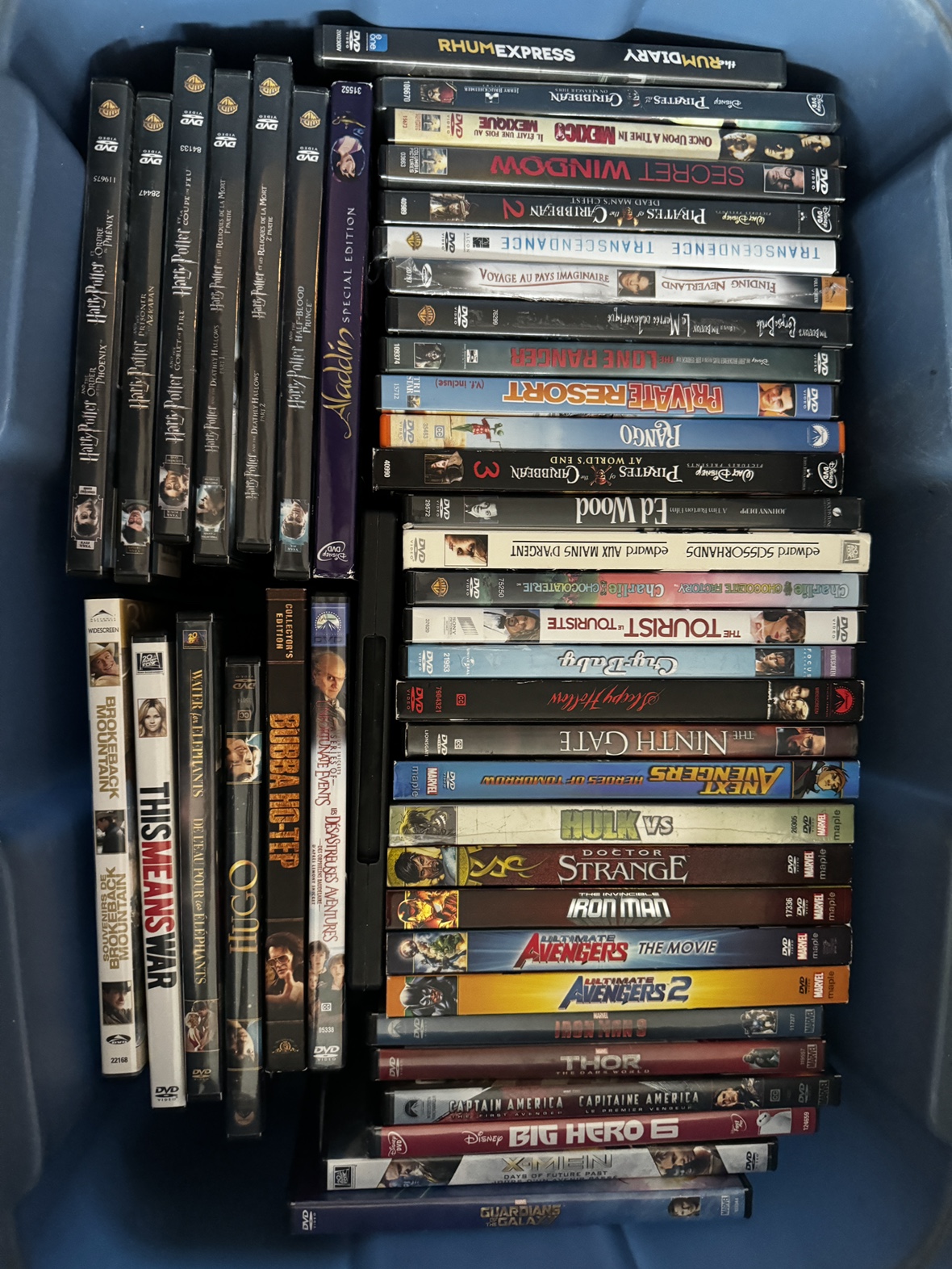 DVDS and Blue Rays. Must take All