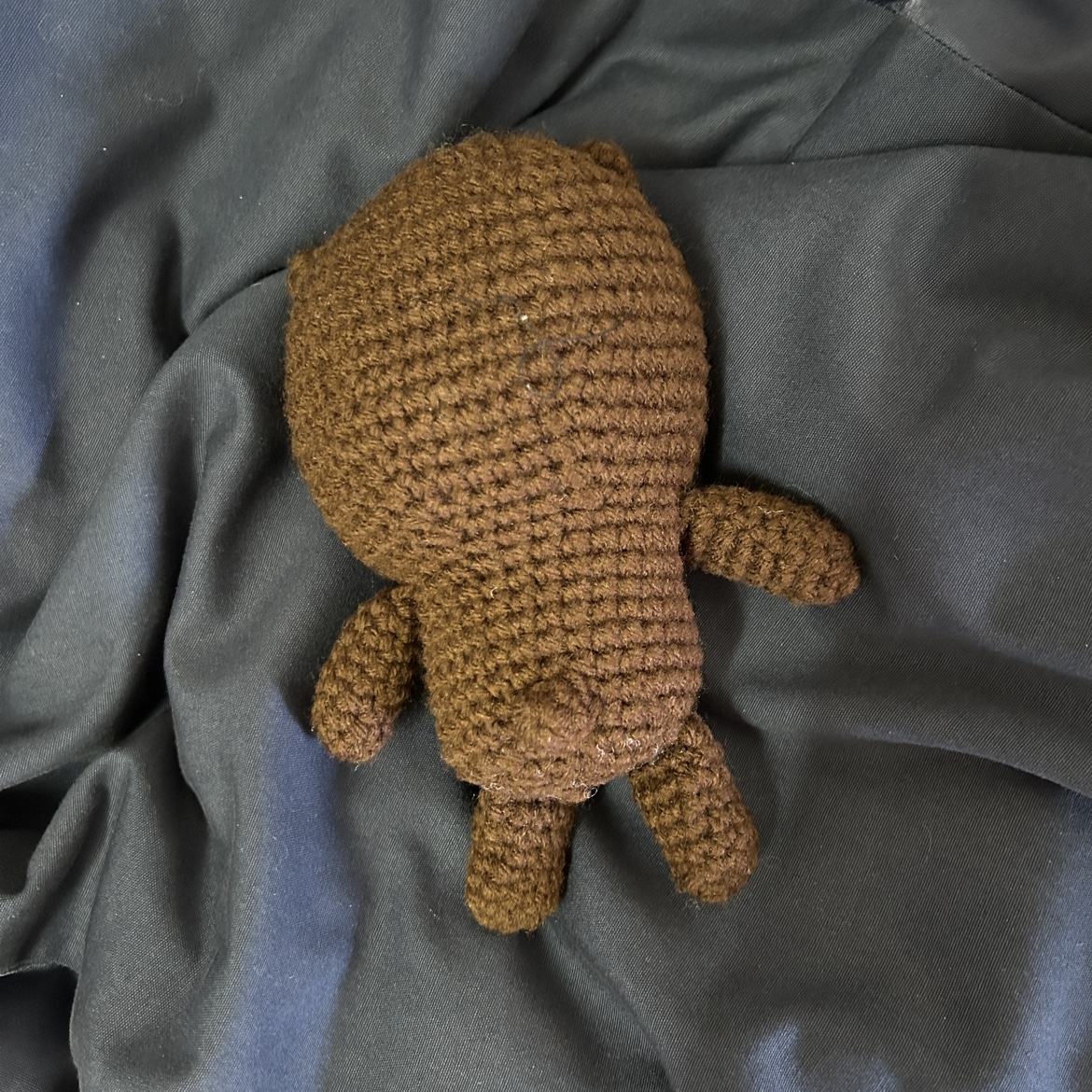 Handmade Crocheted Brown Bear Plush Toy from LINE image indicator(4)