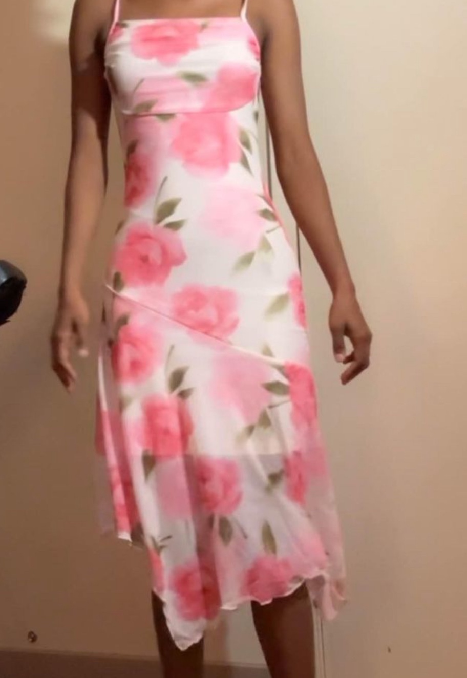 Pink Floral Dress