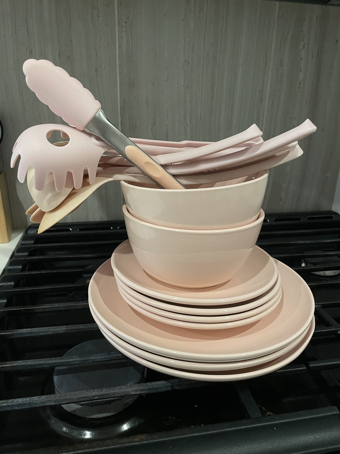 Pink Kitchenware Set
