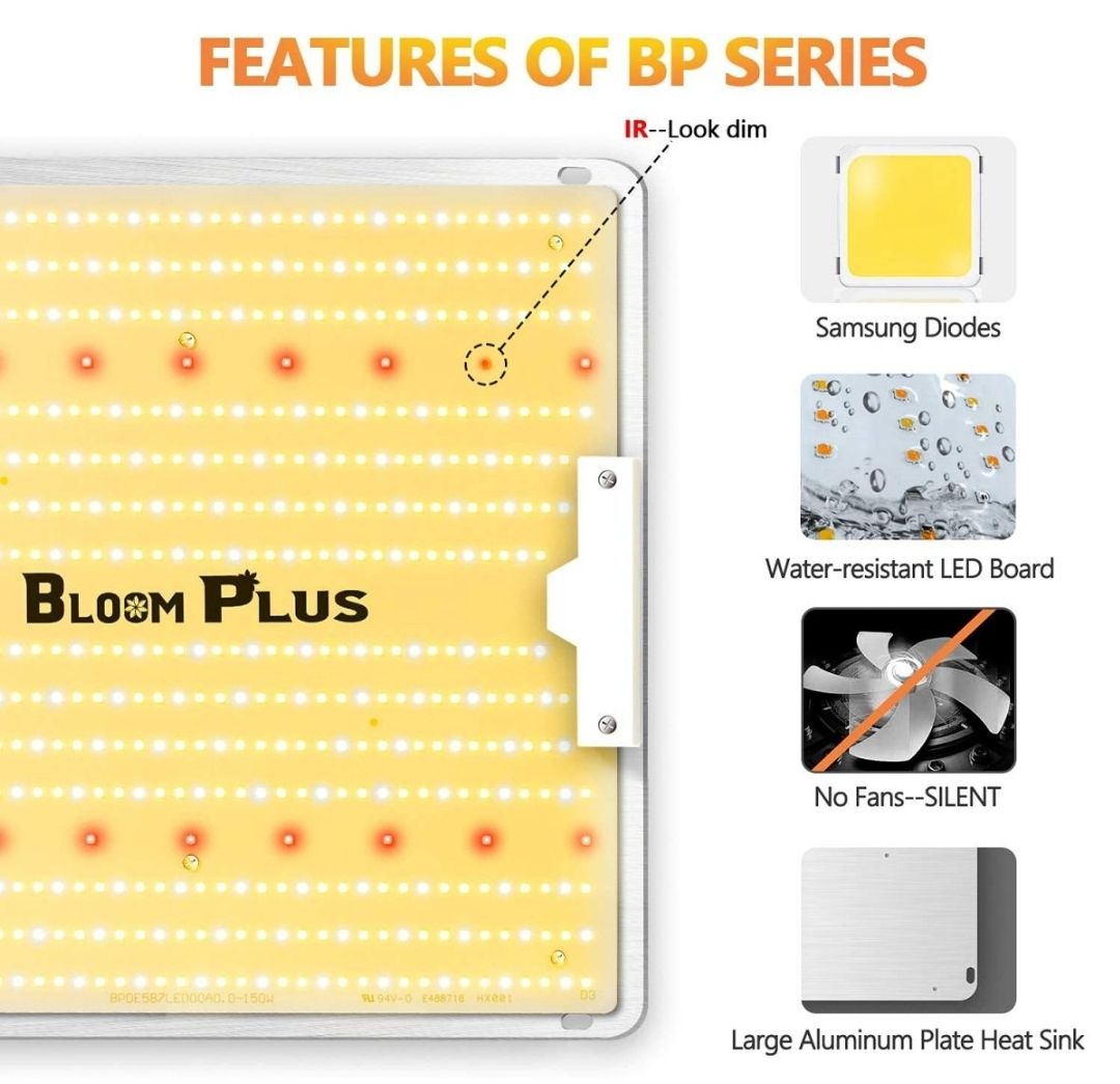 Bloom Plus BP3000 LED Grow Light Hydroponics Samsung 300W image indicator(3)