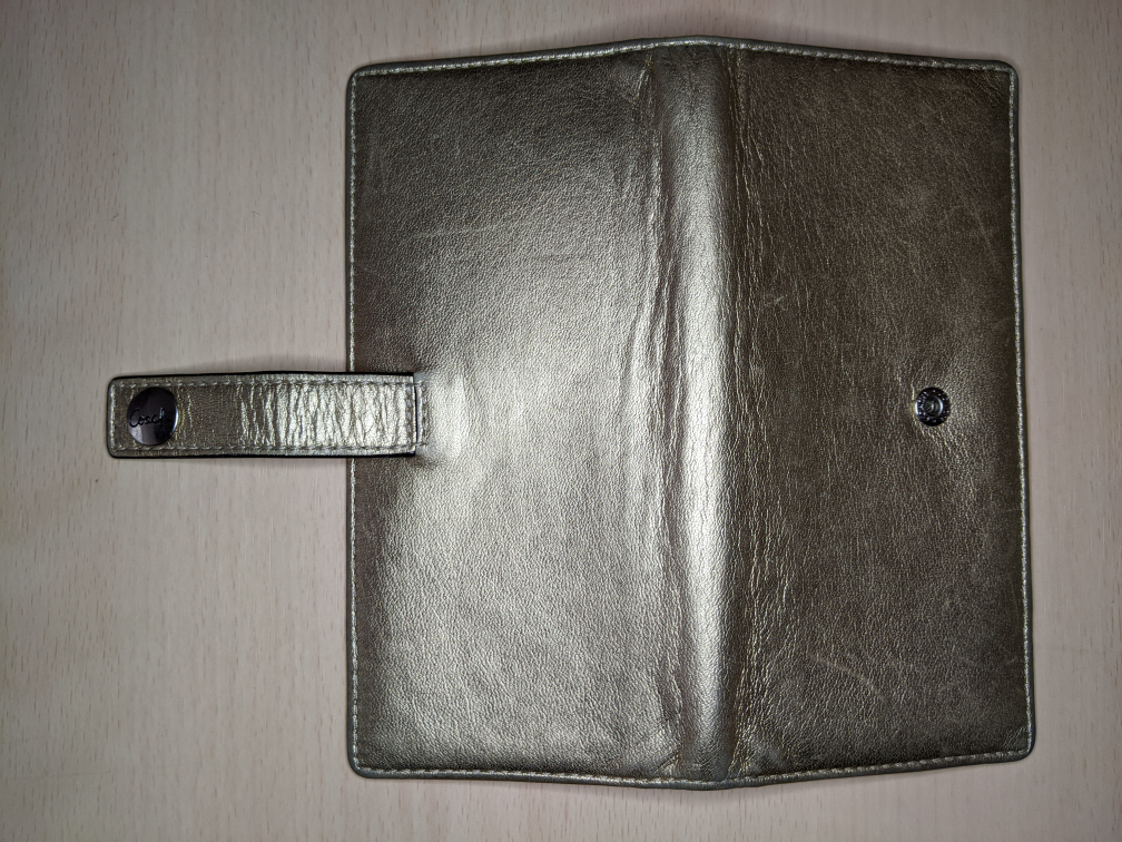 COACH GOLD MULTI CASE SLIM ID WALLET CREDIT CARD RARE VINTAGE image indicator(10)