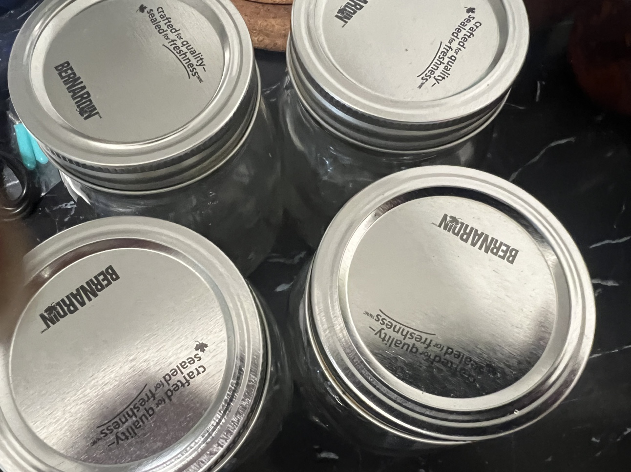 Set of 4 Glass Jars with Lids - photo 2