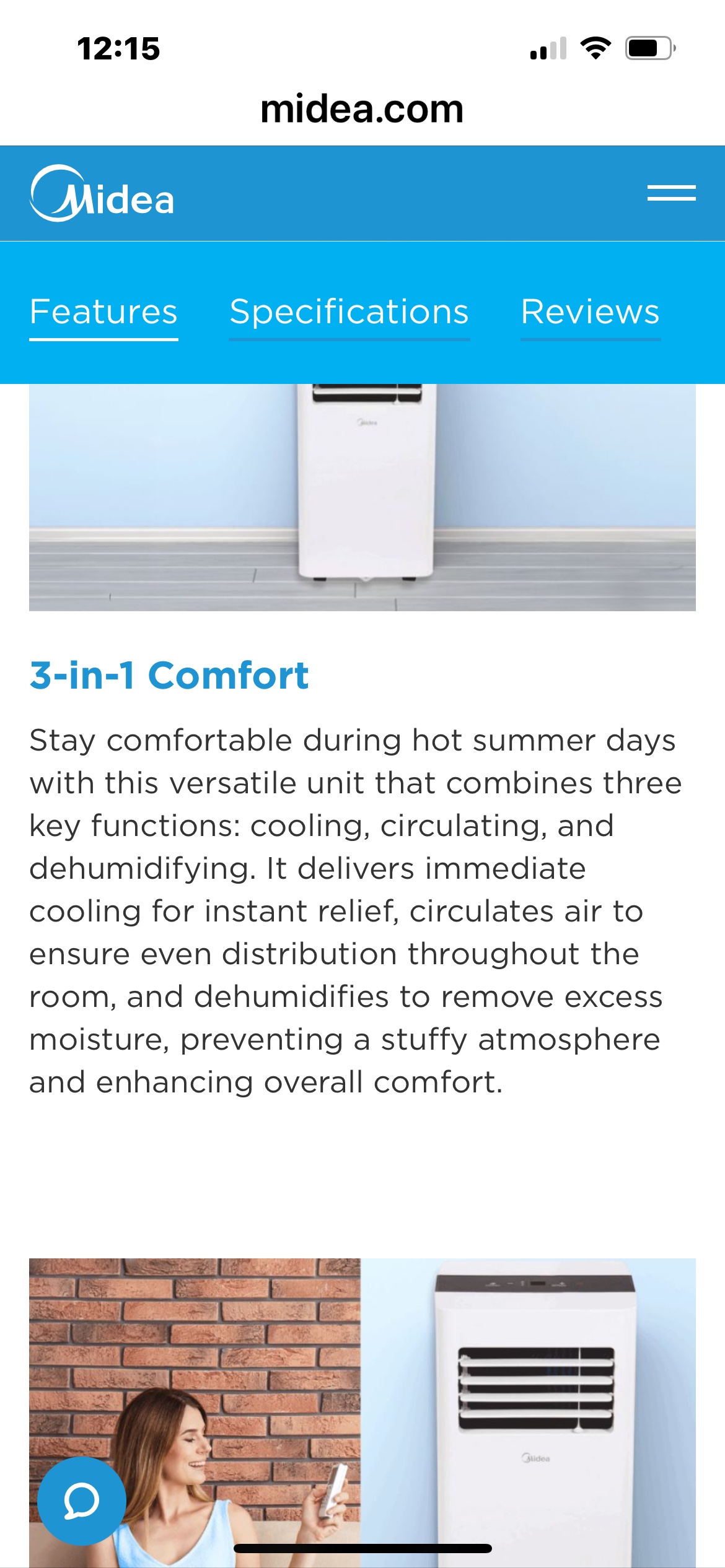 Portable Air Conditioner/dehumidifier - photo 4