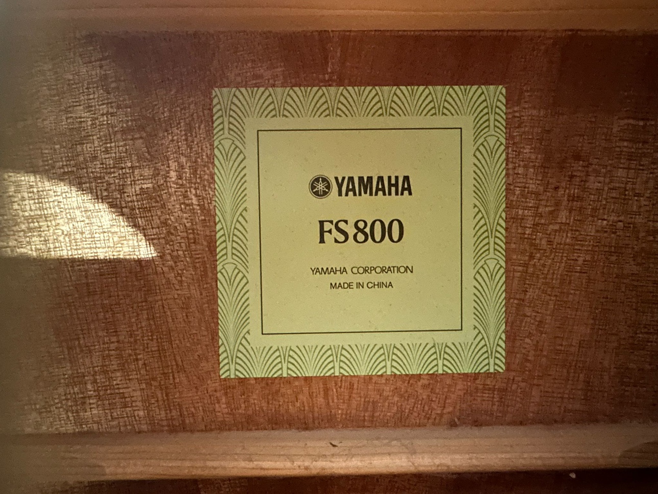 Yamaha FS800 Acoustic Guitar - photo 4