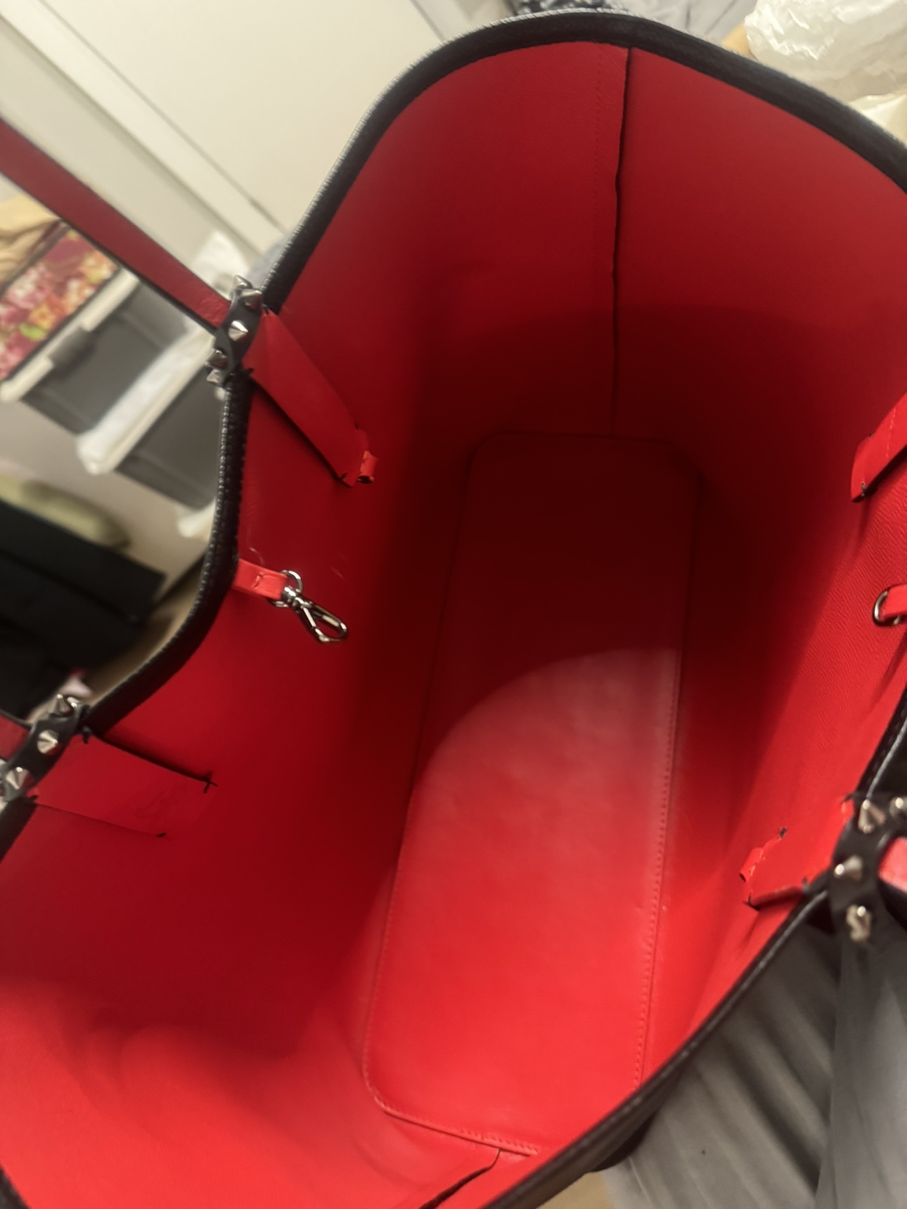 Christian Louboutin Black Cabata Tote image indicator(7)