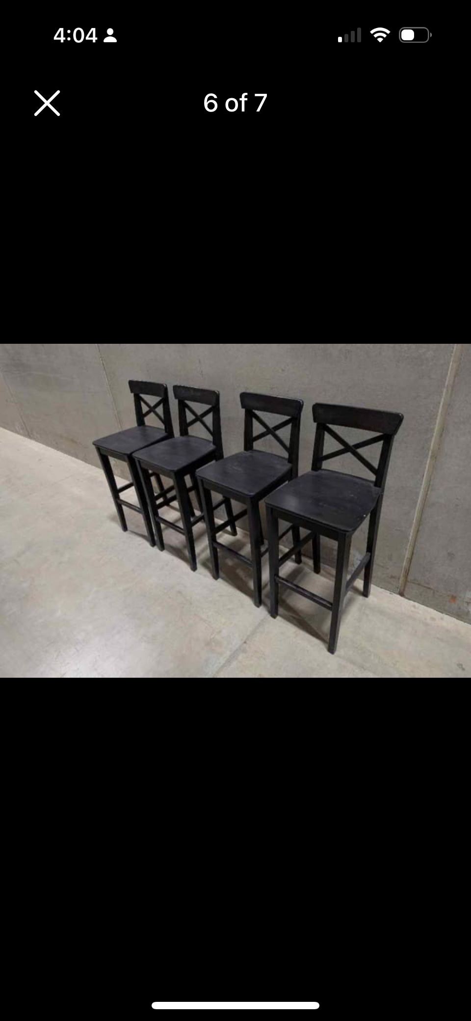 Ikea Bjursta Bar table and chairs (4) - photo 5