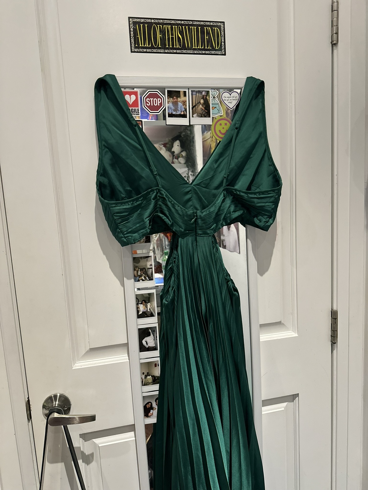 Abercrombie and Fitch green dress - photo 4
