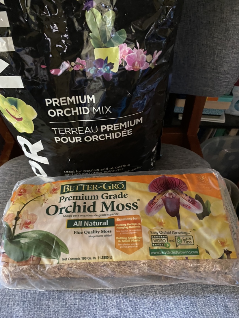 Orchid mix and moss . Sealed thumbnail