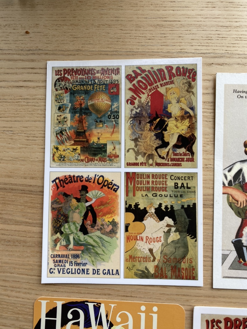 Assorted vintage art postcards image indicator(6)