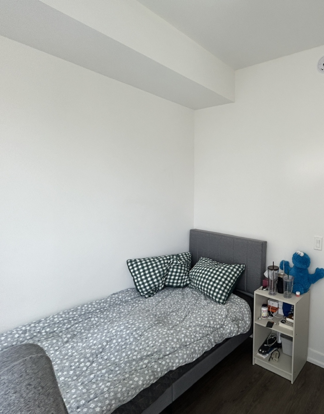 Twin bed frame + zinus 8 inch spring mattress