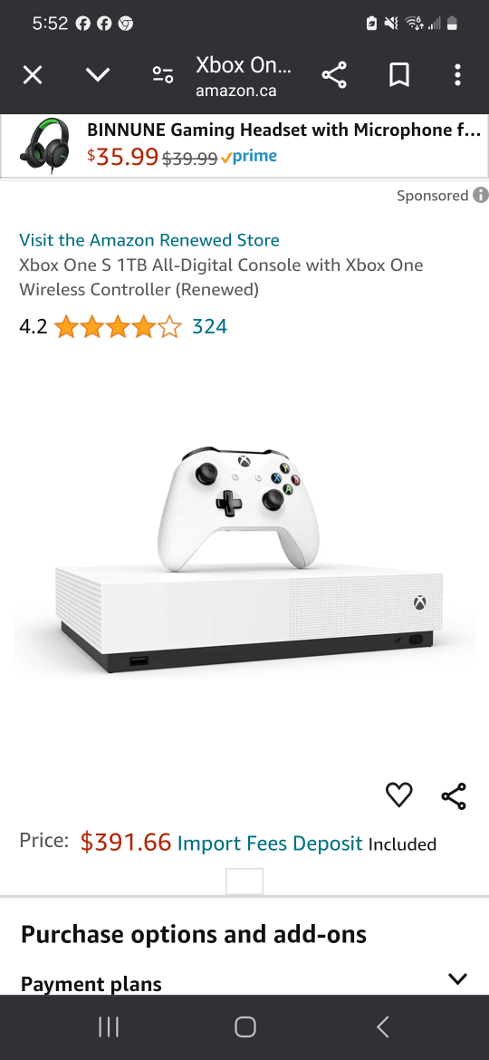 Xbox One S 1TB All-Digital Console