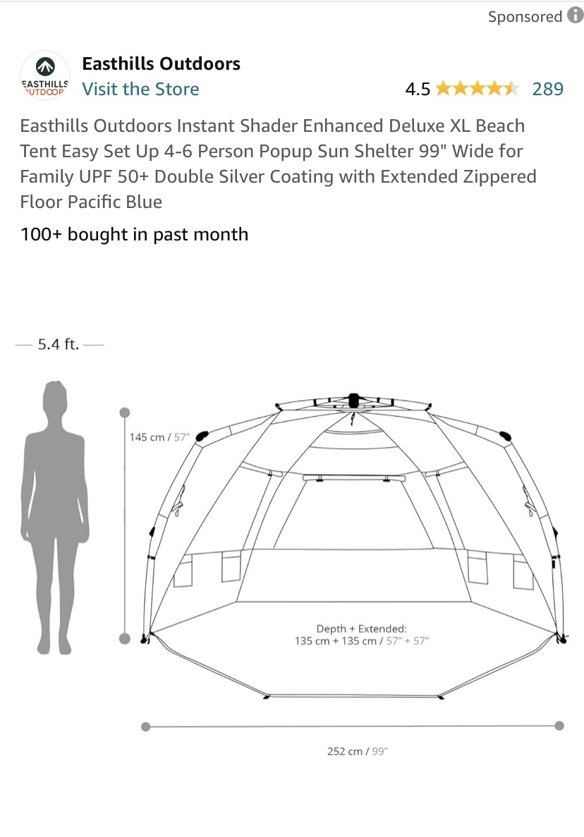 East Hills Outdoors Instant Shade Tent - photo 5
