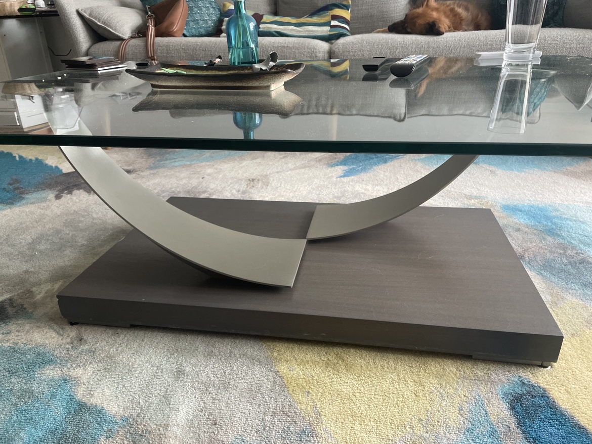 Glass Coffee Table and End table - photo 4