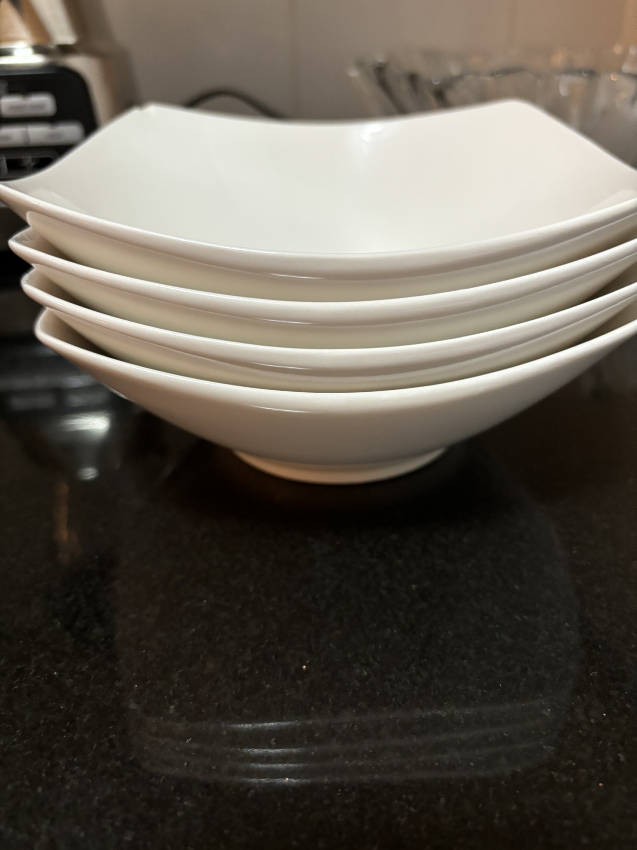 Set of 4 Square Bowls
