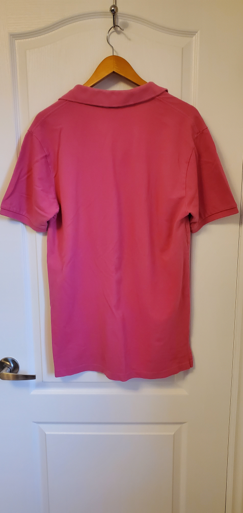 SLIM FIT SOLID INTERLOCK POLO SHIRT Size L Dark Pink - photo 2