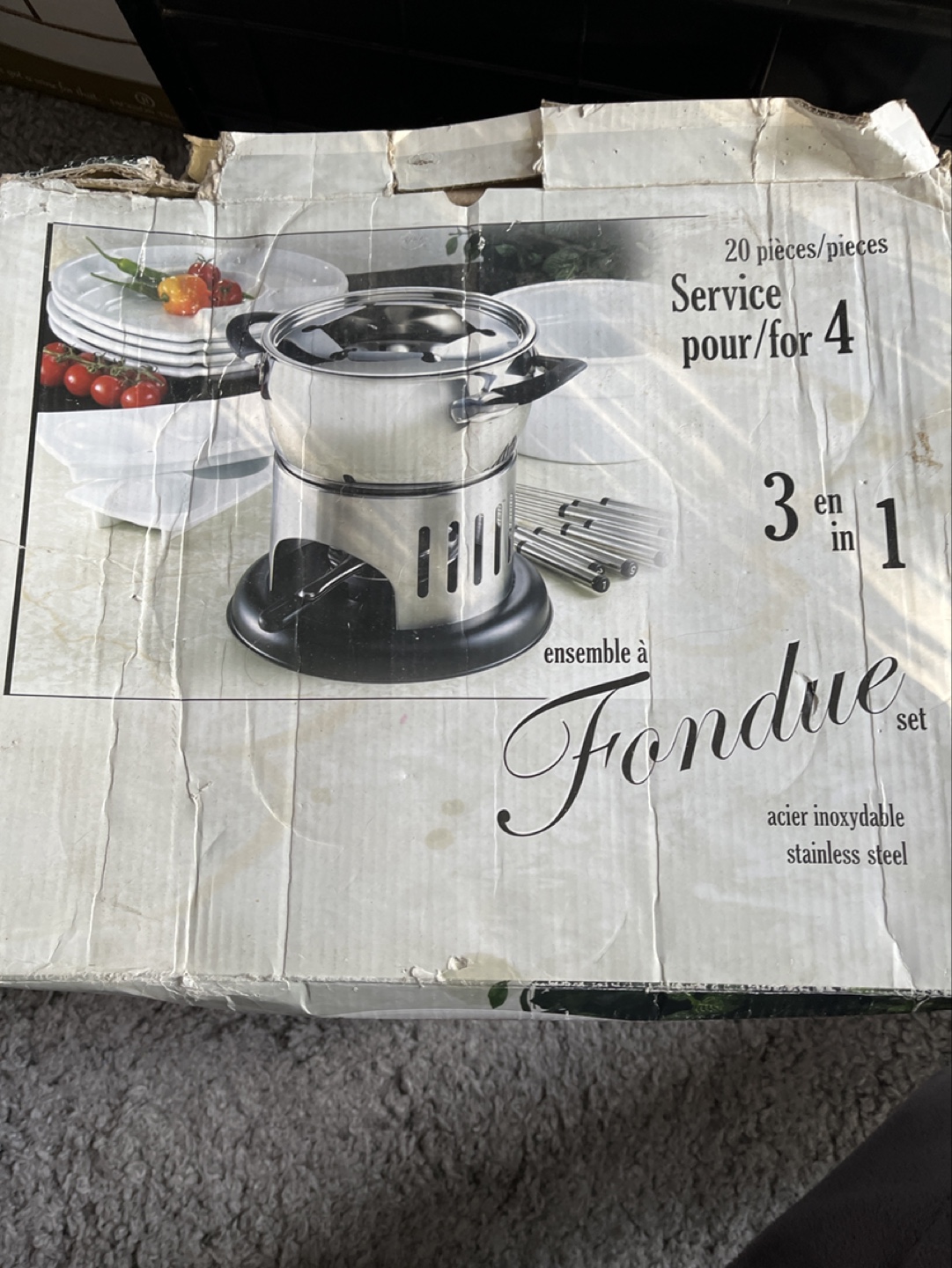 3 in 1 Fondue set, 20 piece