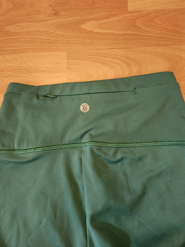 Victoria's Secret Green Flared Leggings image indicator(3)