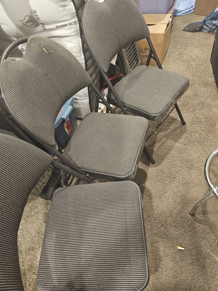 Folding Chairs set of 3